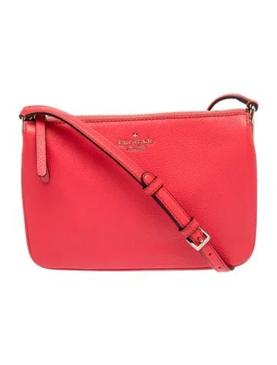 Pre-owned Kate Spade Leather Crossbody Bag In Pink