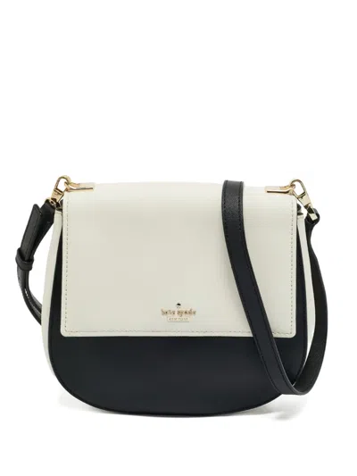 Pre-owned Kate Spade Leather Crossbody Bag In White