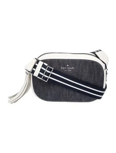 Pre-owned Kate Spade Leather Crossbody Bag In White