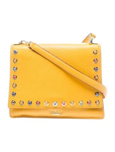 Pre-owned Kate Spade Leather Crossbody Bag In Yellow