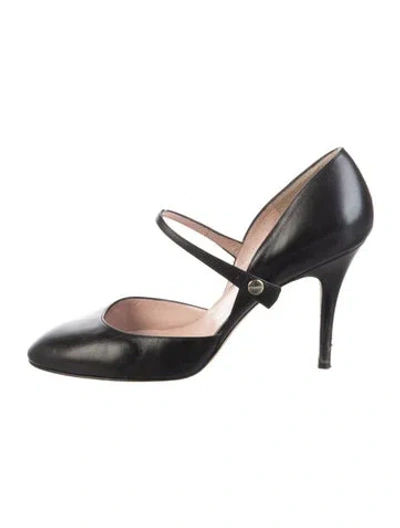 Pre-owned Kate Spade Leather D'orsay Pumps In Black