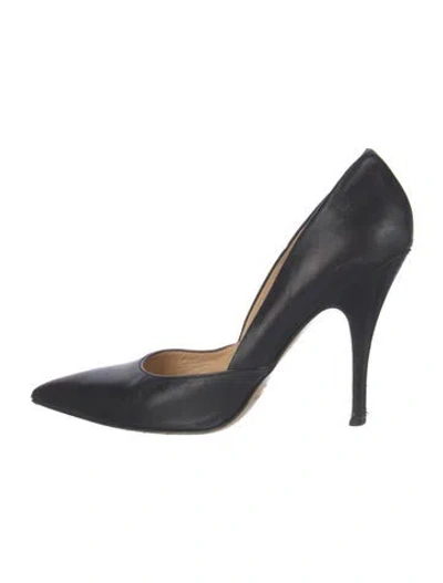 Pre-owned Kate Spade Leather D'orsay Pumps In Black