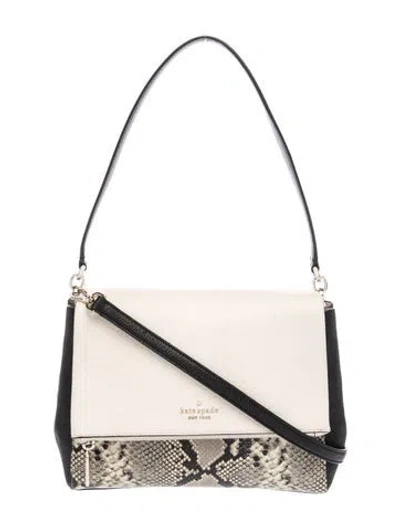 Pre-owned Kate Spade Leather Evening Bag In Neutral