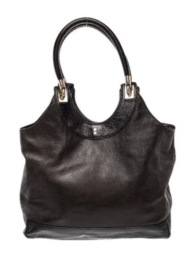 Pre-owned Kate Spade Leather Hobo In Black