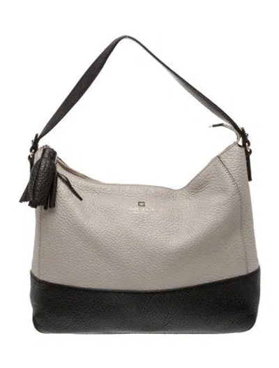 Pre-owned Kate Spade Leather Hobo In Neutral