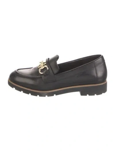 Pre-owned Kate Spade Leather Loafers In Black