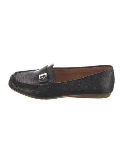 Pre-owned Kate Spade Leather Loafers In Black