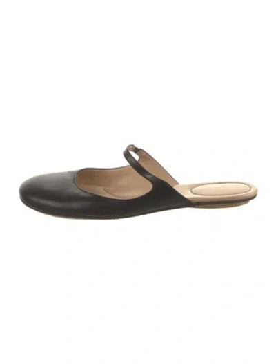 Pre-owned Kate Spade Leather Mules In Black