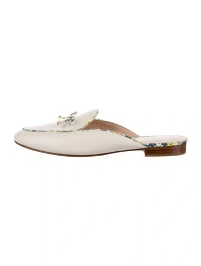 Pre-owned Kate Spade Leather Mules In Neutral
