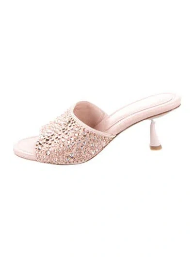Pre-owned Kate Spade Leather Mules In Pink