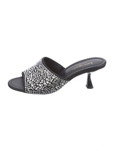 Pre-owned Kate Spade Leather Patterned Slides In Multi
