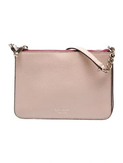 Pre-owned Kate Spade Leather Portfolio In Pink