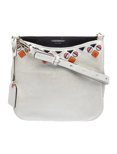 Pre-owned Kate Spade Leather Portfolio In White