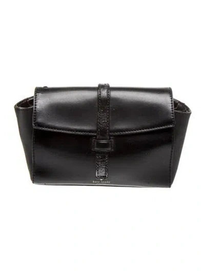 Pre-owned Kate Spade Leather Pouch In Black