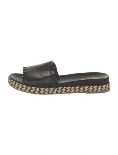 Pre-owned Kate Spade Leather Printed Espadrilles