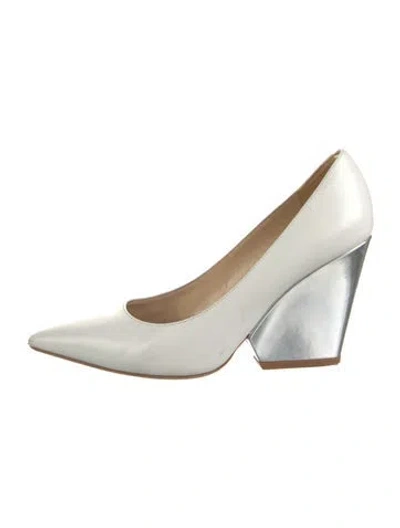Pre-owned Kate Spade Leather Pumps In White