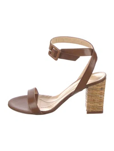 Pre-owned Kate Spade Leather Sandals In Neutral
