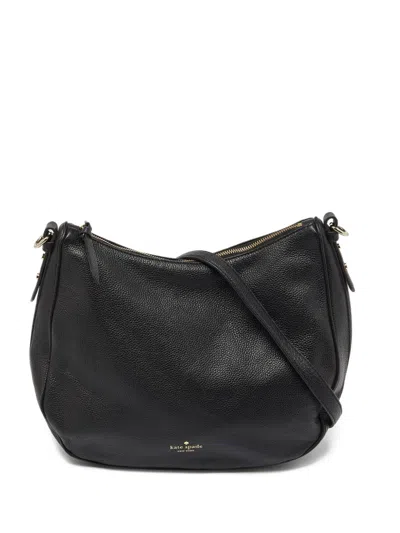 Pre-owned Kate Spade Leather Shoulder Bag In Black