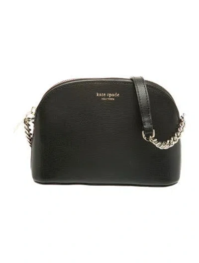 Pre-owned Kate Spade Leather Shoulder Bag In Black
