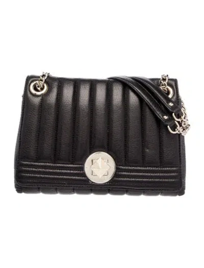 Pre-owned Kate Spade Leather Shoulder Bag In Black