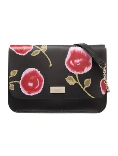 Pre-owned Kate Spade Leather Shoulder Bag In Black