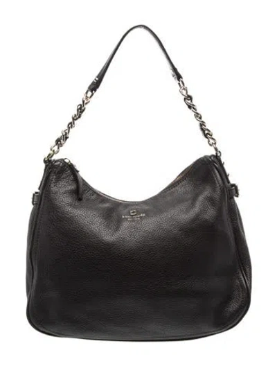 Pre-owned Kate Spade Leather Shoulder Bag In Black