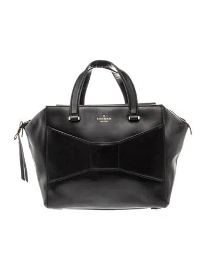 Pre-owned Kate Spade Leather Shoulder Bag In Black