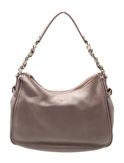 Pre-owned Kate Spade Leather Shoulder Bag In Black