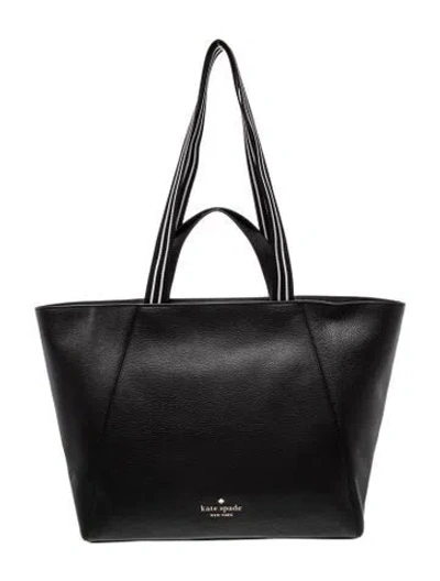 Pre-owned Kate Spade Leather Shoulder Bag In Black