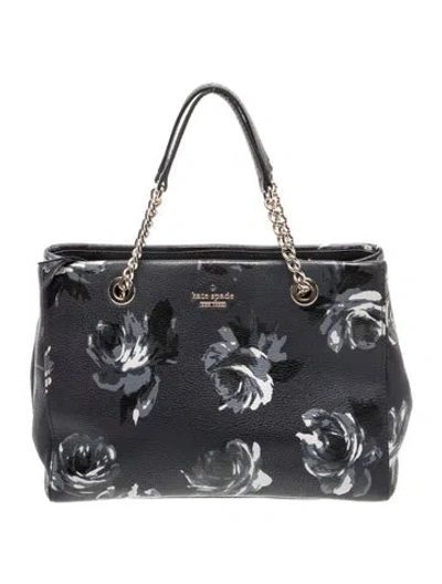 Pre-owned Kate Spade Leather Shoulder Bag In Black