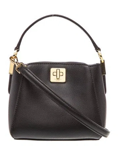 Pre-owned Kate Spade Leather Shoulder Bag In Black