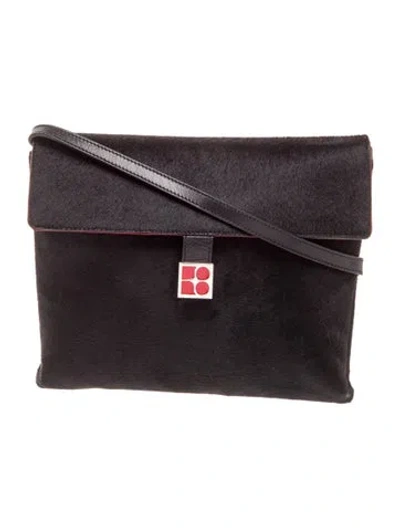 Pre-owned Kate Spade Leather Shoulder Bag In Black