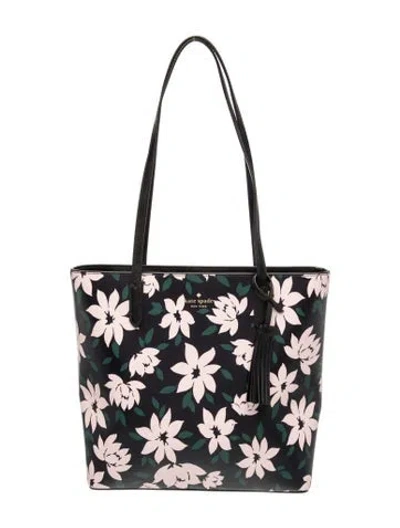 Pre-owned Kate Spade Leather Shoulder Bag In Black