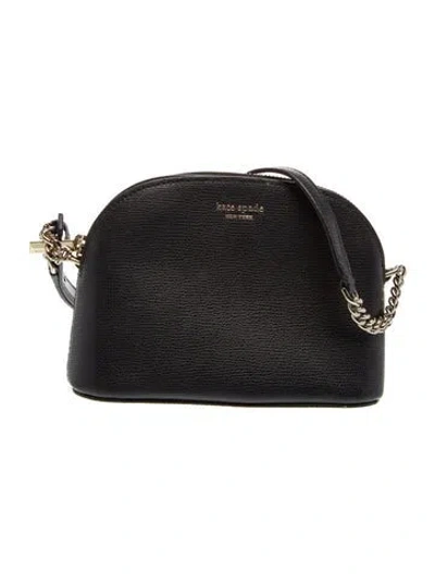 Pre-owned Kate Spade Leather Shoulder Bag In Black