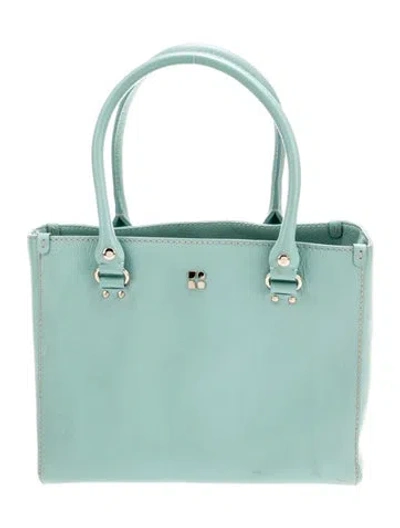 Pre-owned Kate Spade Leather Shoulder Bag In Blue