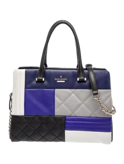 Pre-owned Kate Spade Leather Shoulder Bag In Blue