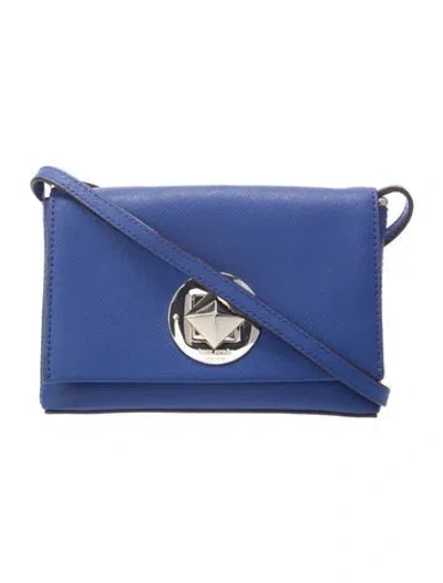 Pre-owned Kate Spade Leather Shoulder Bag In Blue