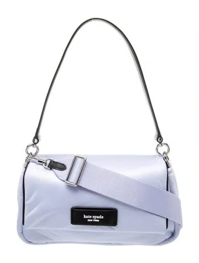 Pre-owned Kate Spade Leather Shoulder Bag In Blue