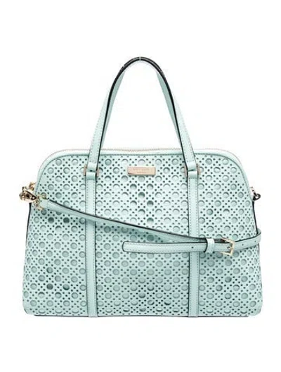 Pre-owned Kate Spade Leather Shoulder Bag In Blue