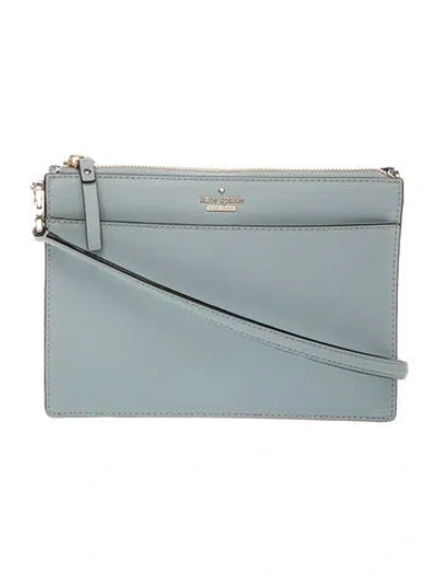 Pre-owned Kate Spade Leather Shoulder Bag In Blue