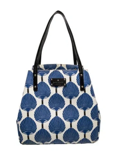 Pre-owned Kate Spade Leather Shoulder Bag In Blue
