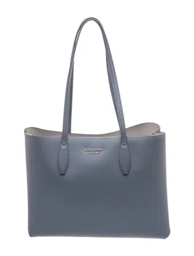 Pre-owned Kate Spade Leather Shoulder Bag In Blue