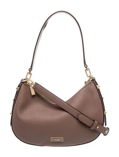 Pre-owned Kate Spade Leather Shoulder Bag In Brown