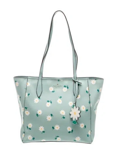 Pre-owned Kate Spade Leather Shoulder Bag In Green