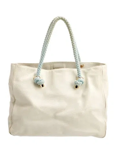 Pre-owned Kate Spade Leather Shoulder Bag In Neutral