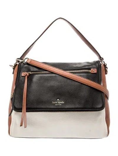 Pre-owned Kate Spade Leather Shoulder Bag In Neutral