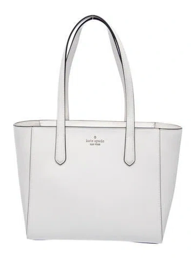 Pre-owned Kate Spade Leather Shoulder Bag In Neutral