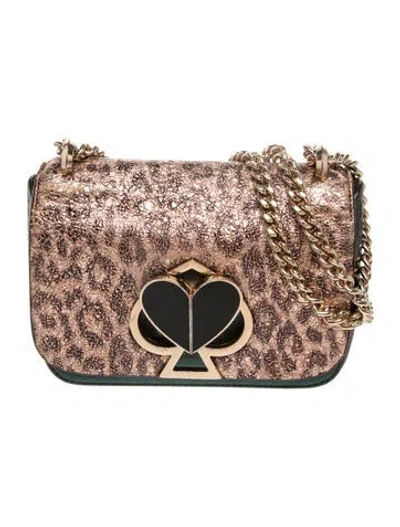 Pre-owned Kate Spade Leather Shoulder Bag In Neutral
