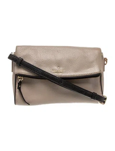 Pre-owned Kate Spade Leather Shoulder Bag In Neutral