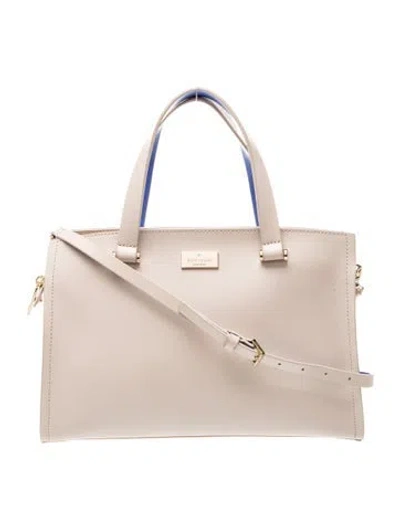 Pre-owned Kate Spade Leather Shoulder Bag In Neutral